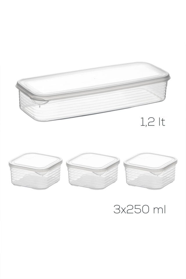 Porsima 4368 FreshLock Vakumlu Kahvaltılık Çok Amaçlı Saklama Kabı Kahvaltı Seti