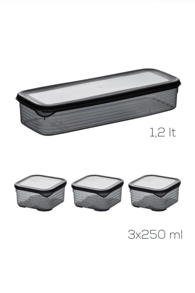 Porsima 4369 FreshLock Vakumlu Kahvaltılık Çok Amaçlı Saklama Kabı Kahvaltı Seti