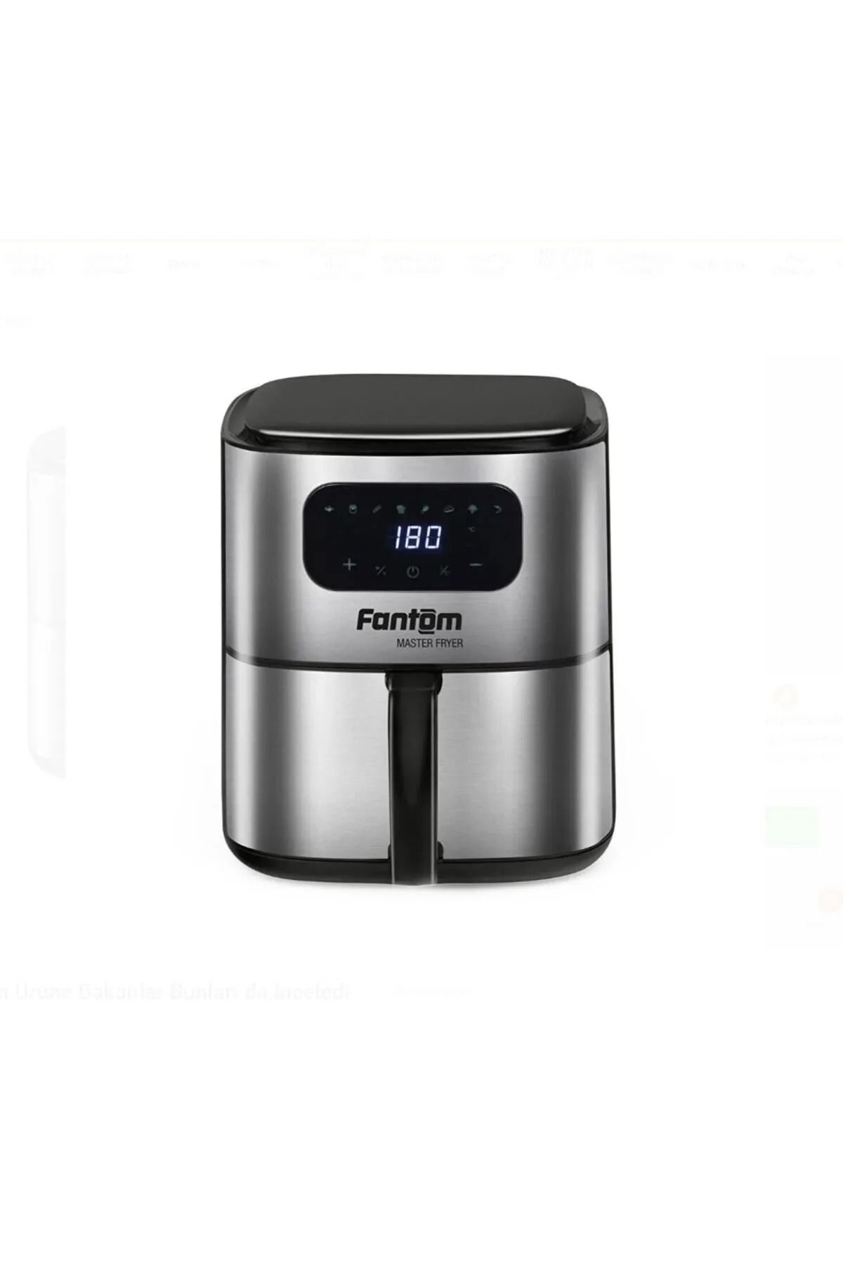 FANTOM Master Fryer Dijital Yağsız Fritöz Fan-af5000 Inox