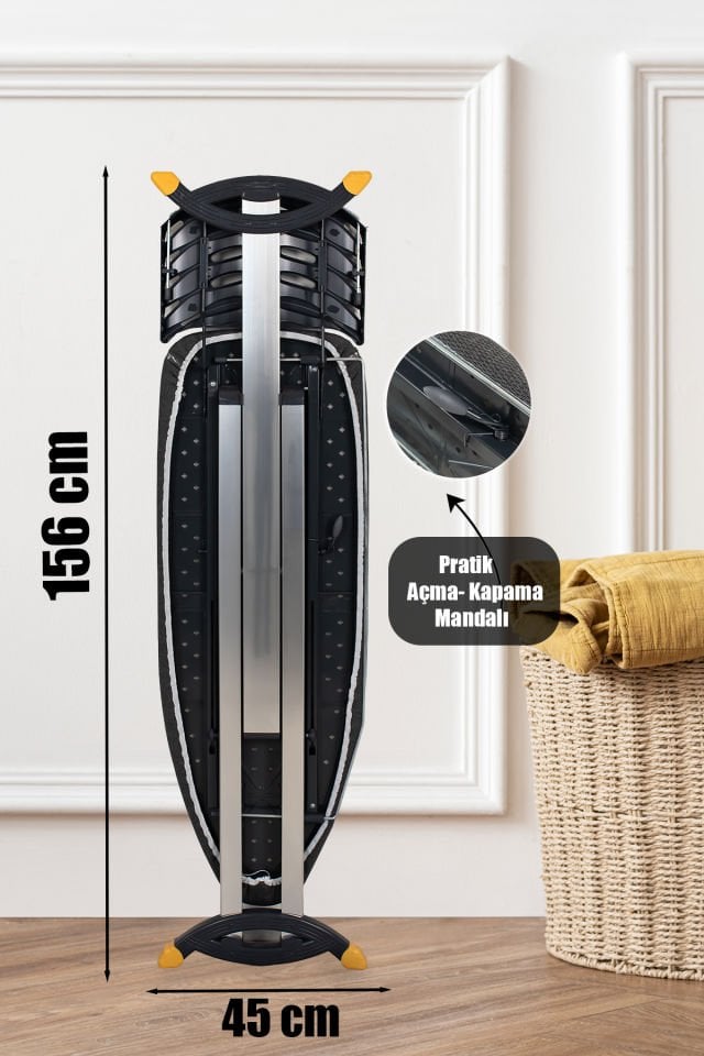 Perilla Lilyum 43x124 Cm Alüminyum Ütü Masası