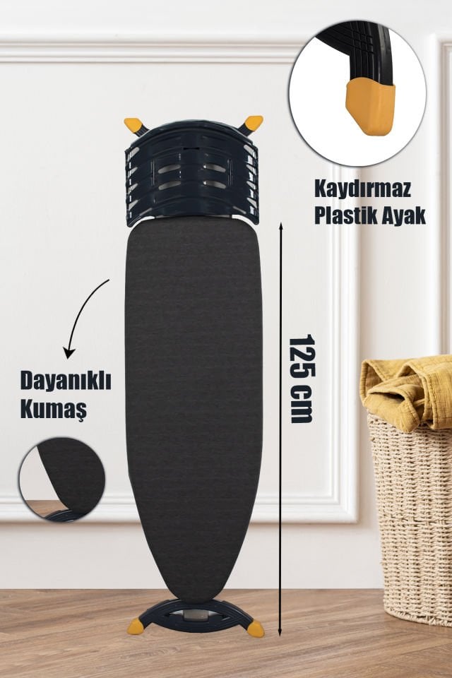 Perilla Lilyum 43x124 Cm Alüminyum Ütü Masası