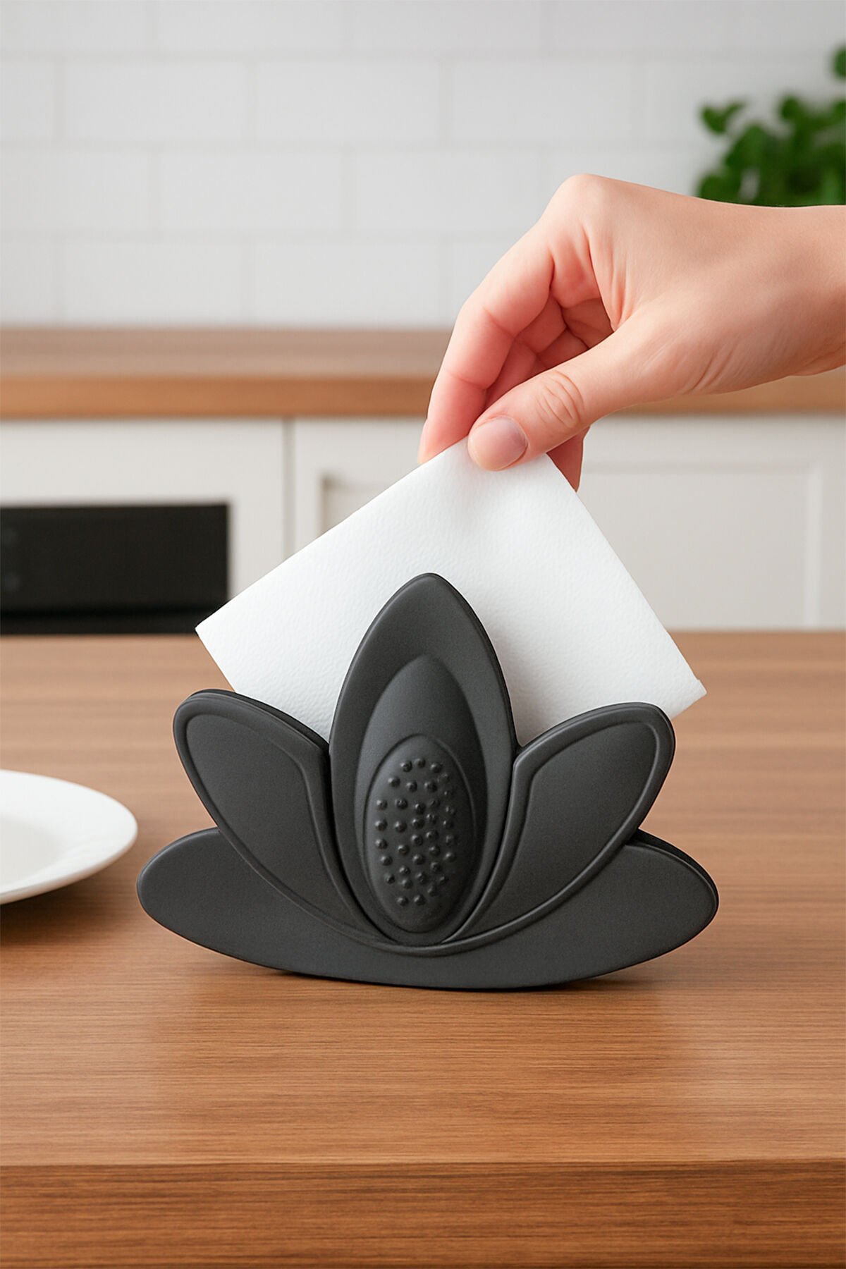 Porsima L-0344 Dekoratif Kağıt Havluluk Masa Üstü Havlu Kağıtlık Peçetelik 4x12cm