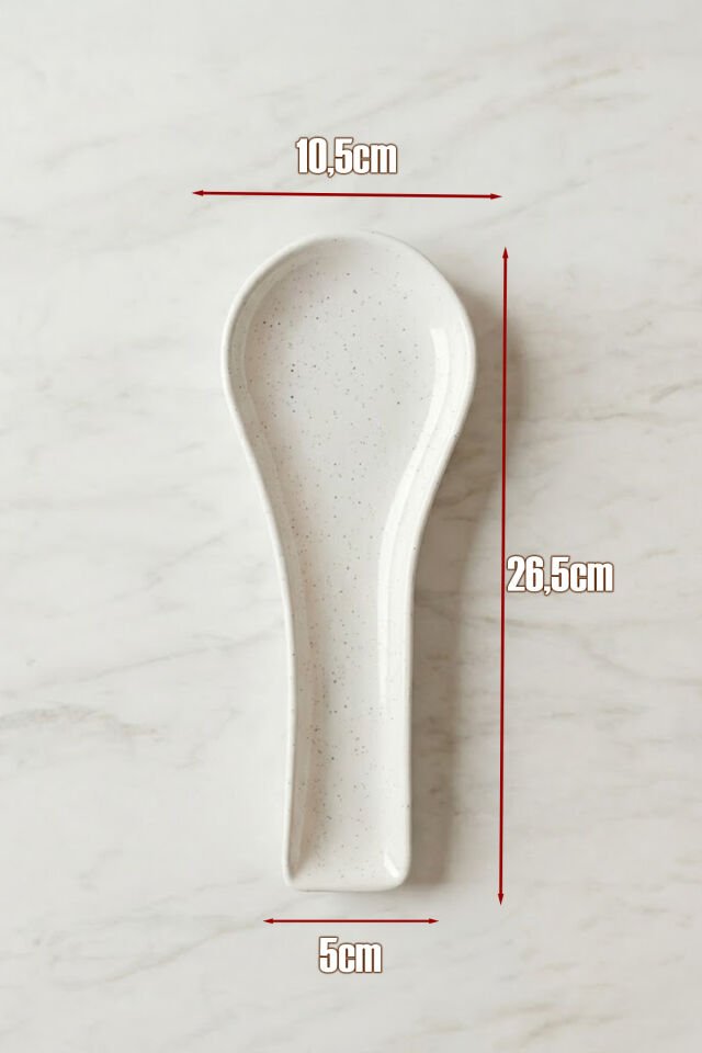Porsima Kayra Seramik Kirli Kepçe Kaşıklık Altlığı Kepçe Ve Kaşık Nihalesi