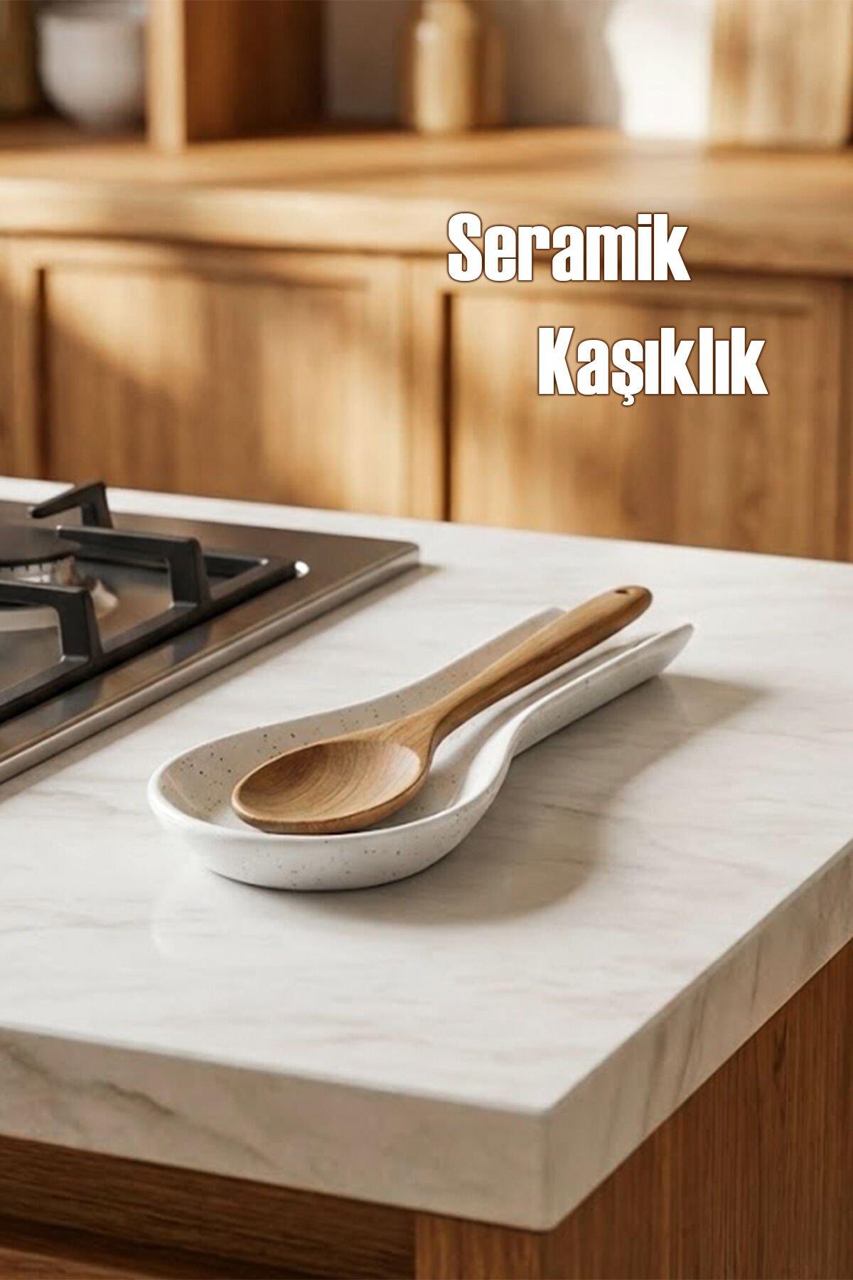 Porsima Kayra Seramik Kirli Kepçe Kaşıklık Altlığı Kepçe Ve Kaşık Nihalesi
