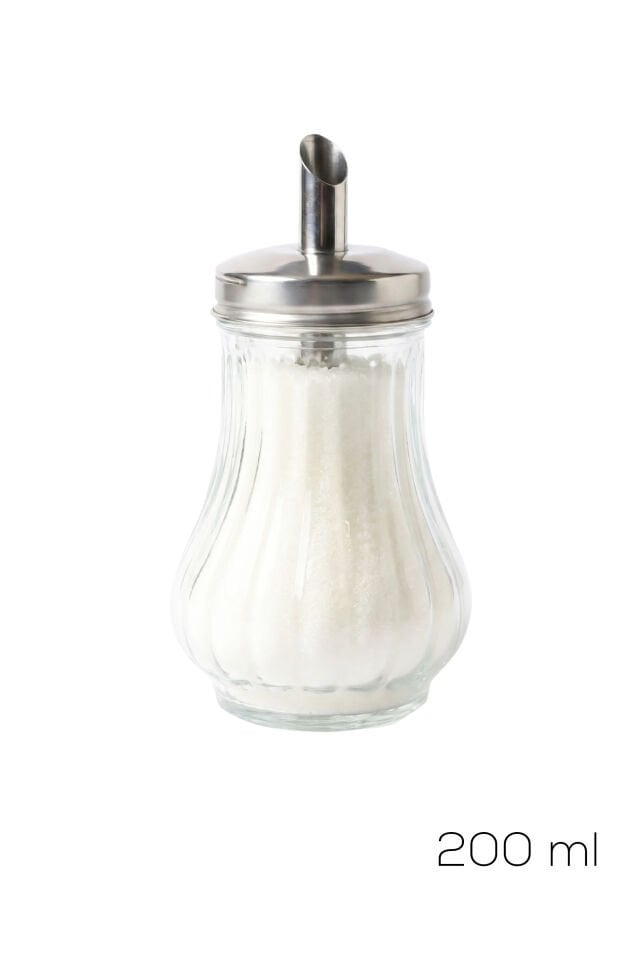 Porsima DHZ90131 Cam Akıtmalı Salla Dök Şekerlik - Toz Şekerlik - 200ml