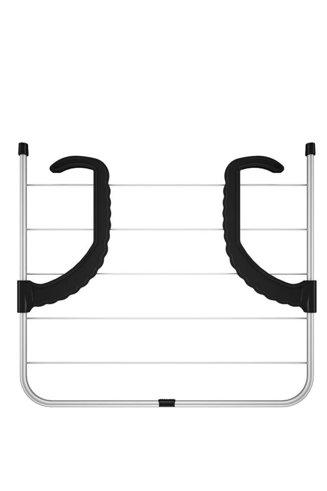 Porsima Isıya Dayanıklı Petek Üstü Kurutmalık - Balkon Çamaşır Kurutma Askısı Gri