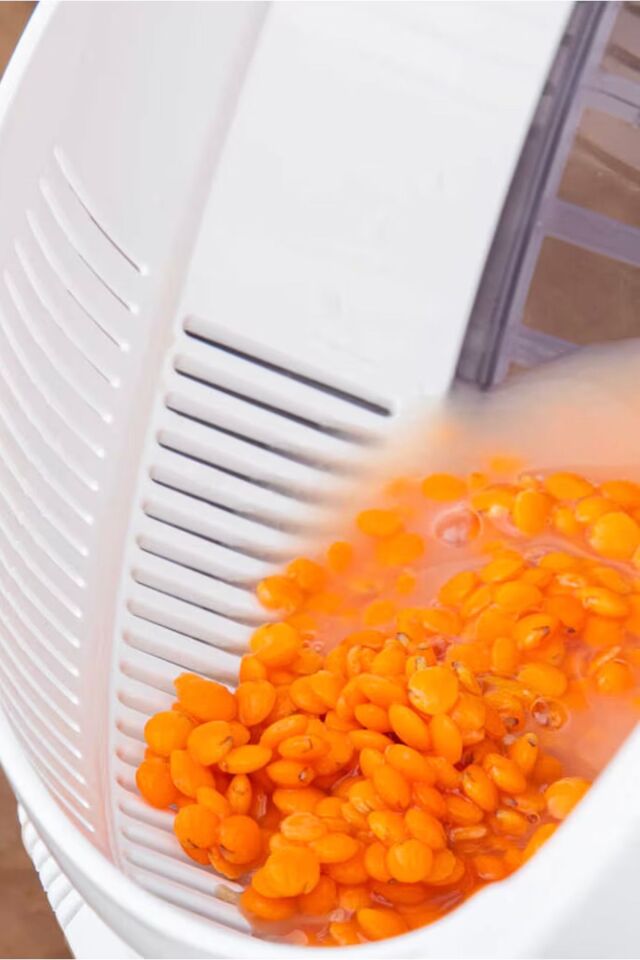 Porsima 3132 Linea 2 li Çok Amaçlı Kapaklı Karıştırma Mikser Kabı Pirinç Süzgeci - Beyaz