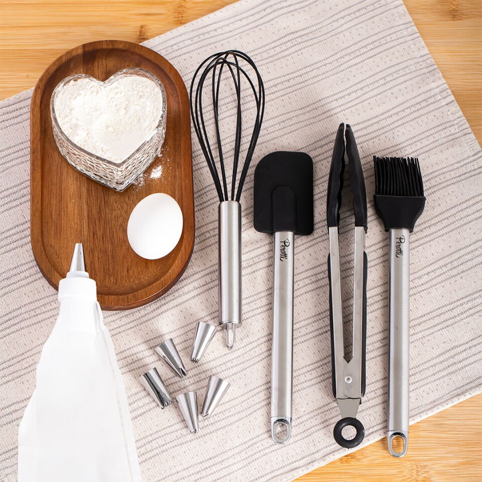 Perotti Cake Black 10 Parça Pasta Servis Seti