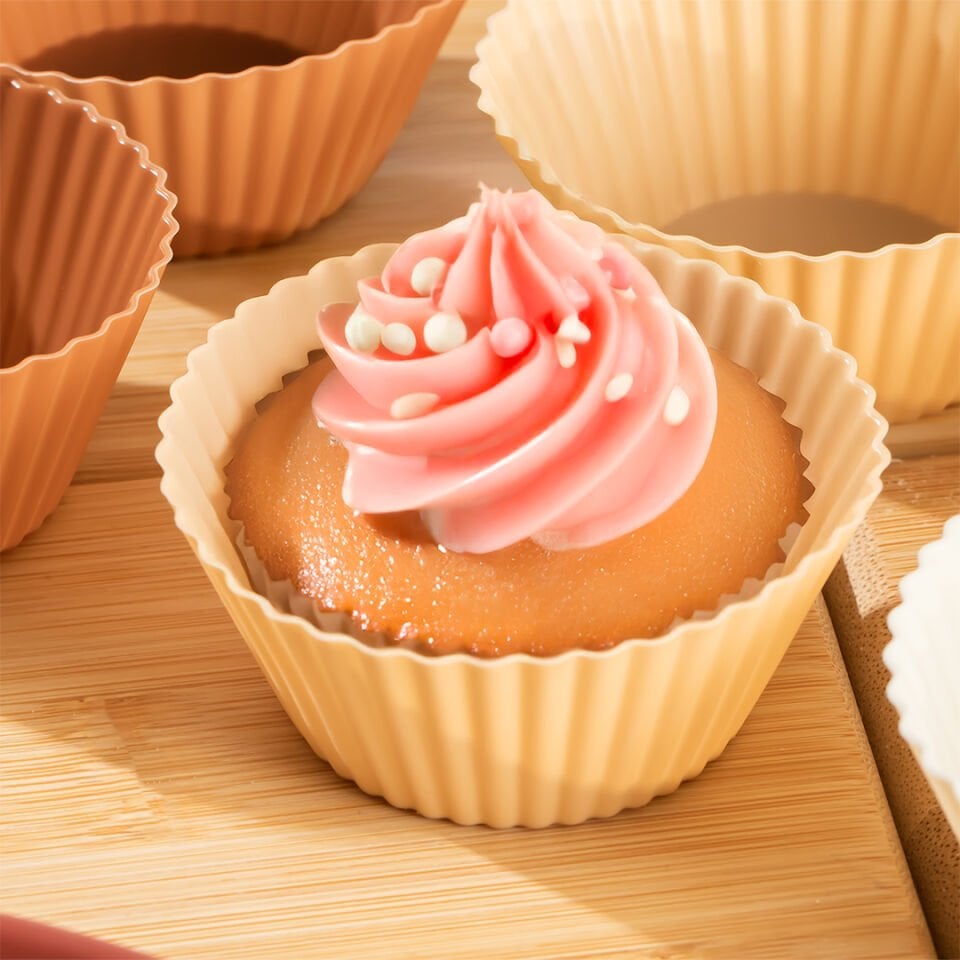 Perotti 16309 Silikon 6'lı Mini Kek Kalıbı Muffin Kek Kalıbı