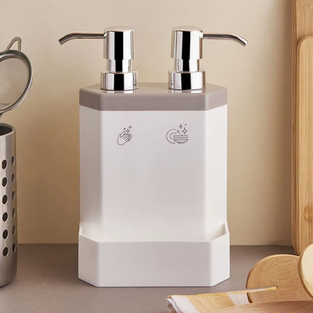 Porsima Plastik Marlon Lecce 2 Li Süngerlikli Sıvı Sabunluk