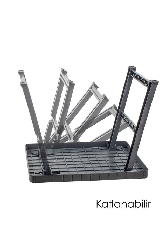 Porsima 0010 Portatif Katlanabilir Kamp Piknik Balkon Masası - Küçük Plastik Katlanır Sehpa