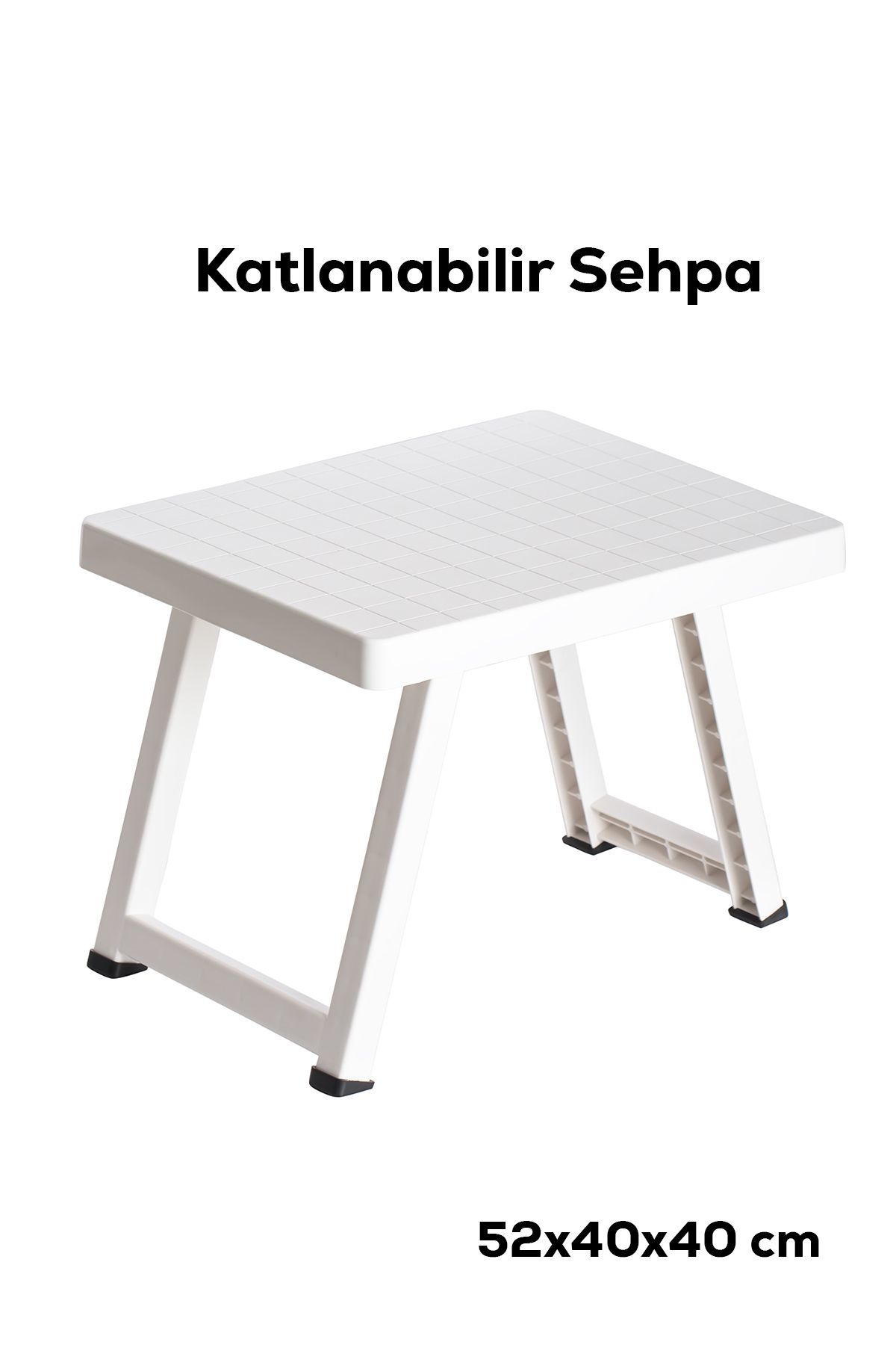 Porsima 0010 Portatif Katlanabilir Kamp Piknik Balkon Masası - Küçük Plastik Katlanır Sehpa