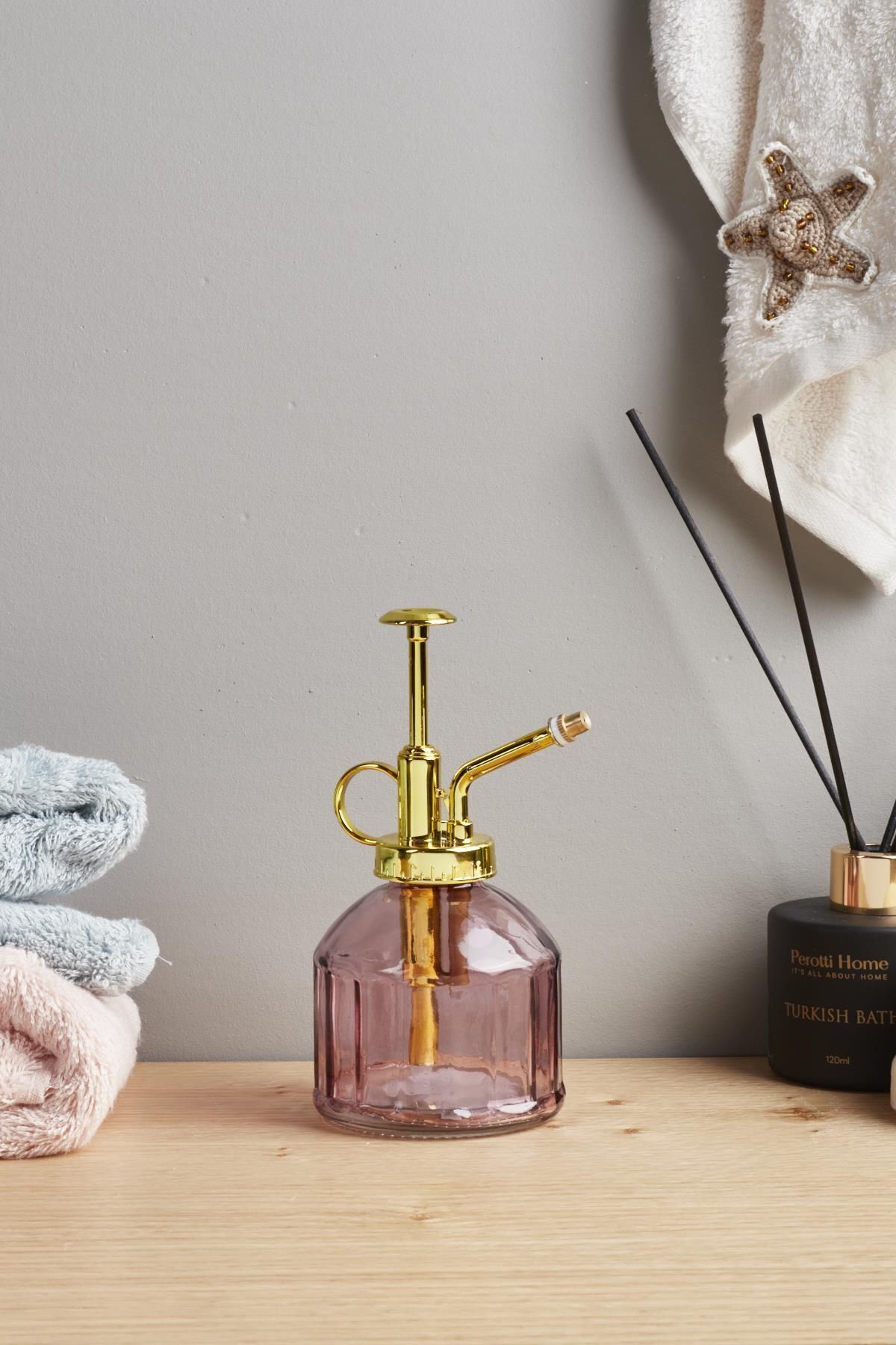 Perotti Vintage Cam Bitki Sulama Şişesi 250 ML Mor