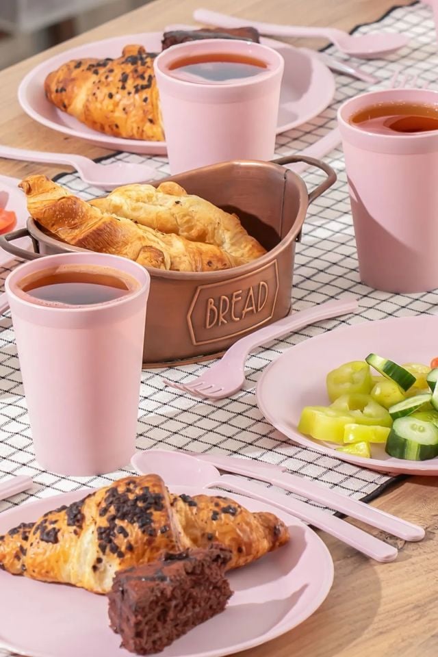 Porsima 0039 Karizma 6 Kişilik Piknik Seti - Çantalı Piknik Seti-32 Parça Piknik Organizer-Pudra