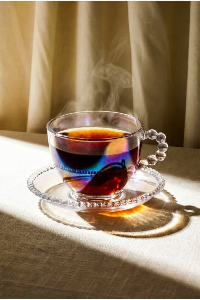 Perotti 12601 12 Parça 6 lı Çay Fincanı Cam Fincan Takımı Fincan Seti