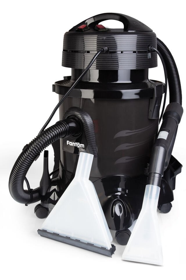 Fantom Robotix CC-9500 2400 W Su Filtreli Halı Yıkama Makinesi Siyah