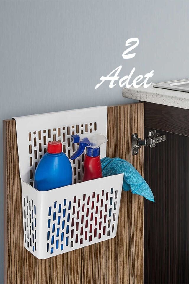 Porsima Org-52 2li Asılabilir Dolap İçi Düzenleyici Organizer Bey Beyaz