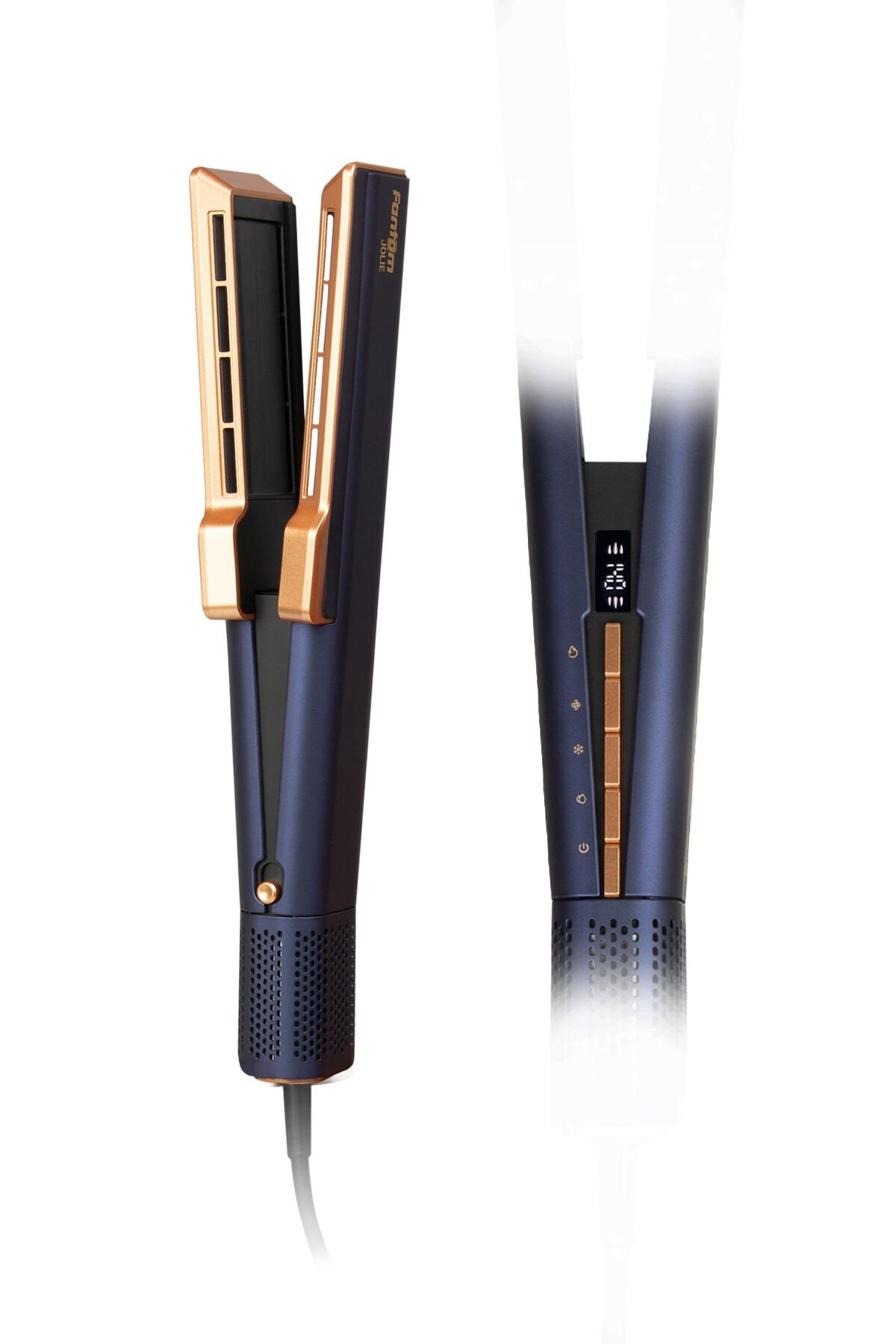 Fantom Jolie Hs1600 Hava Üflemeli Dijital Isı Göstergeli İyon Etkili Saç Düzleştirici Mavi