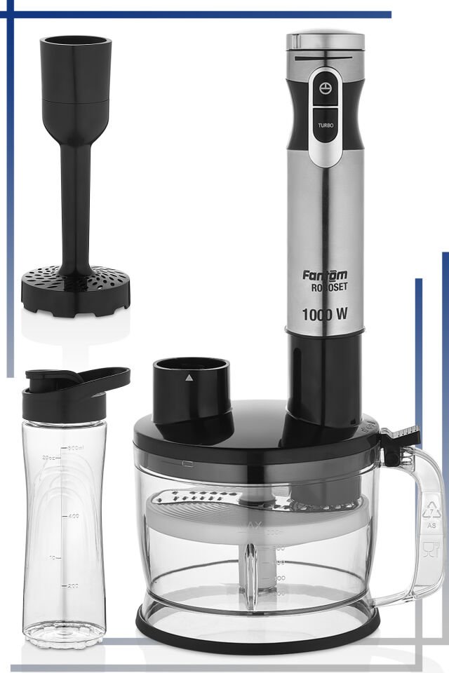 Fantom Roboset Bl 1000 Mutfak Robotu Blender Set Smoothie Blender Patates Püre Aparatı