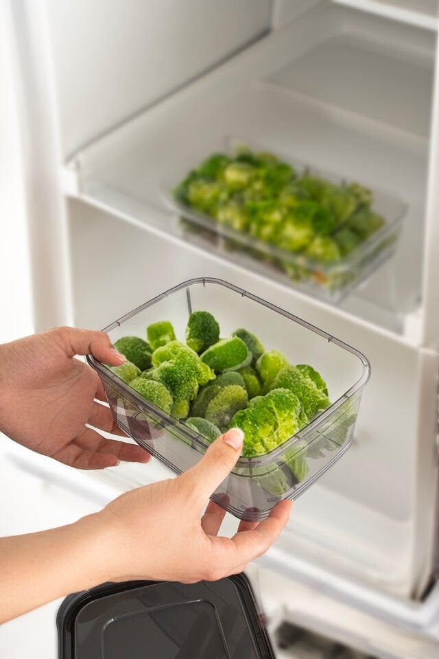 Porsima 1362 Festiva 10 Lu Dikdörtgen No-frost Derin Dondurucu Mikrodalga Yiyecek Saklama Kabı Seti