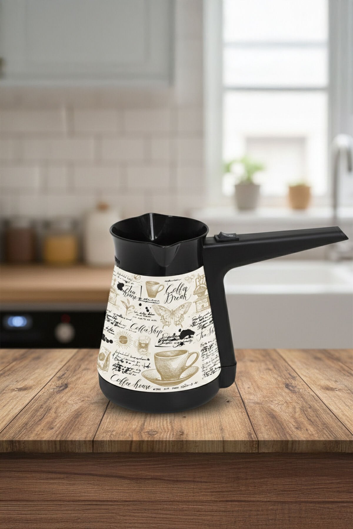 Herevin 401000-013 Elektrikli Cezve 5 Fincan Kapasiteli Türk Kahve Makinesi