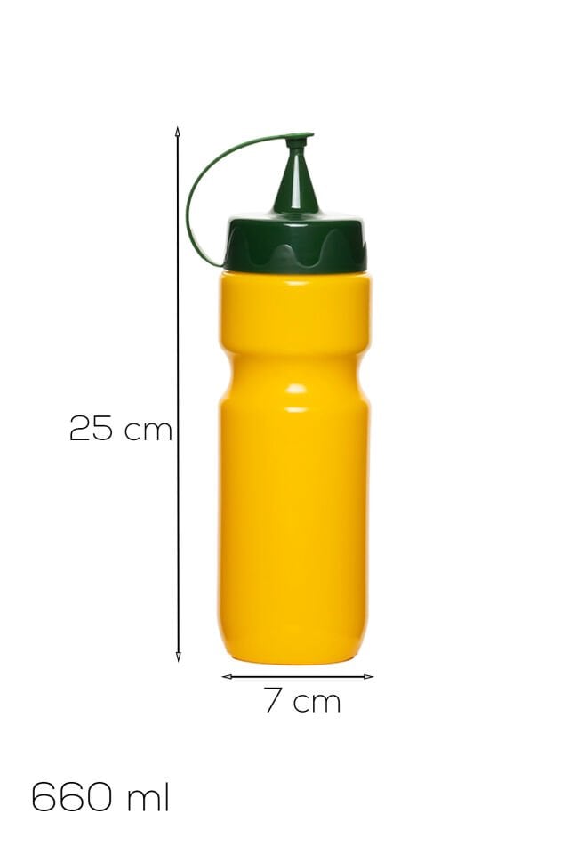 Herevin 161322-001 Hardal Şişesi 660 Ml Sarı