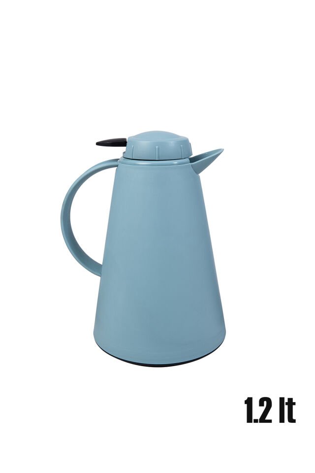 Herevin 161714-590-1 Plastik Termos Çay Termosu Su Termosu Sürahi 1,2 Litre Yeşil