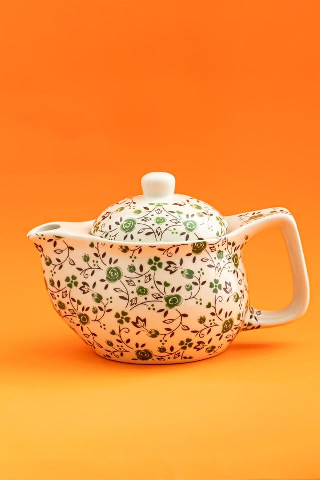 Kosova DEM-132 Isıya Dayanıklı Porselen Demlik Bitki Çayı Demliği 400 ml