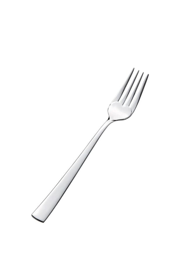 Nehir Can & Canan 12 Adet Sade Tatlı Çatal Kaşık Takımı