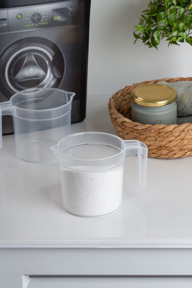Porsima KRD-0040 4'lü 400 mL Şeffaf Plastik Ölçek Kabı - Beher Ölçü Kabı
