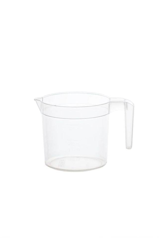 Porsima KRD-0040 2'li 400 mL Şeffaf Plastik Ölçek Kabı - Beher Ölçü Kabı