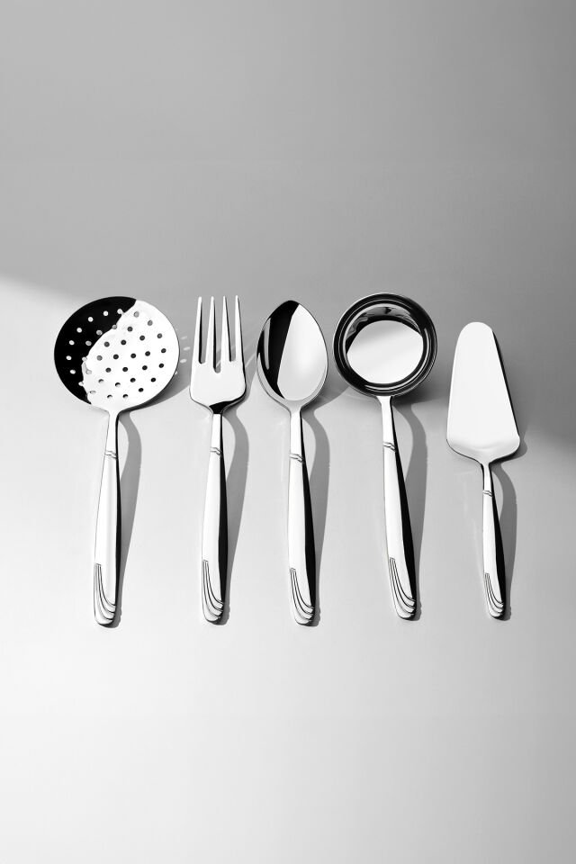 Nehir Lizbon Sade 12 Kişilik 89 Parça Kutulu Çatal Kaşık Bıçak Takımı