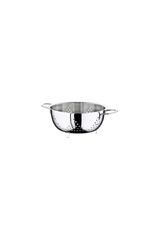 Oms 6081 Tek Parça Paslanmaz Çelik 24cm Ayaklı Süzgeç