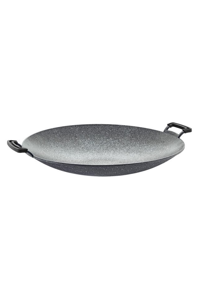 Oms 3255 40 Cm Granit Saç Kavurma Tava Kapaksız
