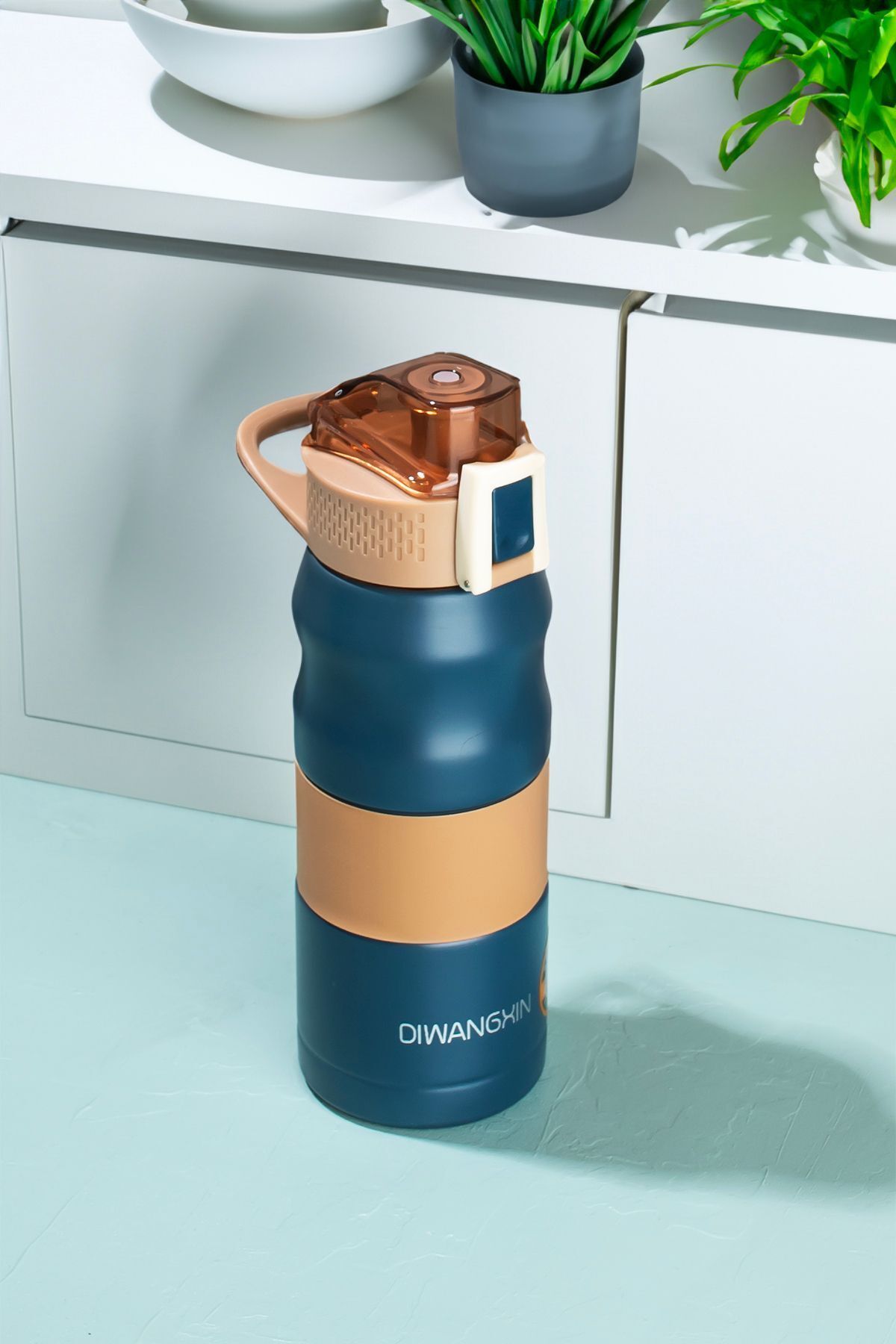 Porsima 1393-1 Paslanmaz Çelik Sızdırmaz Çift Katmanlı Yalıtımlı Çay Kahve Termosu 350 ml
