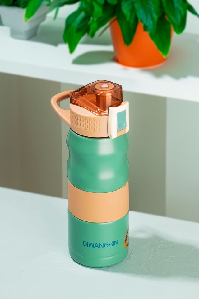 Porsima 1393-1 Paslanmaz Çelik Sızdırmaz Çift Katmanlı Yalıtımlı Çay Kahve Termosu 350 ml