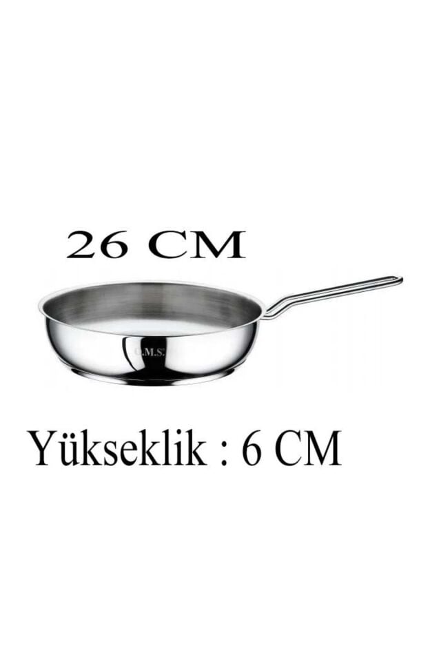 Oms Çelik Tava 26x6 CM