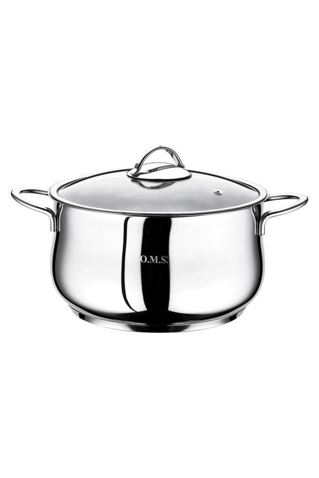 Oms 1023 Yummy Silver 8 Parça Tencere Seti