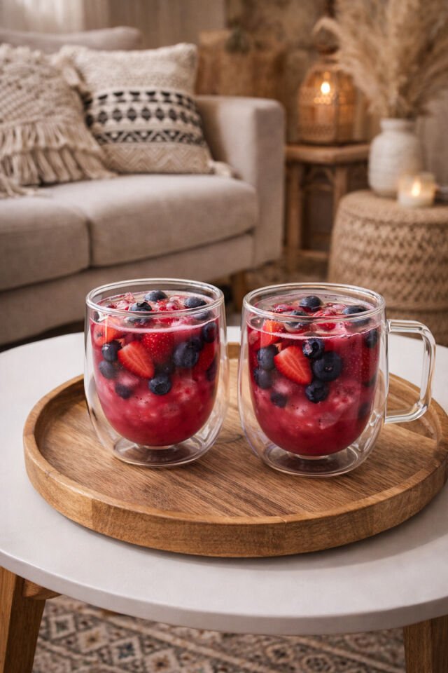 Porsima Pbt-323 Çift Cidarlı 6lı Cam Kupa Çay Kahve Kupası Isı Yalıtımlı Cam Bardak Seti 250 ml