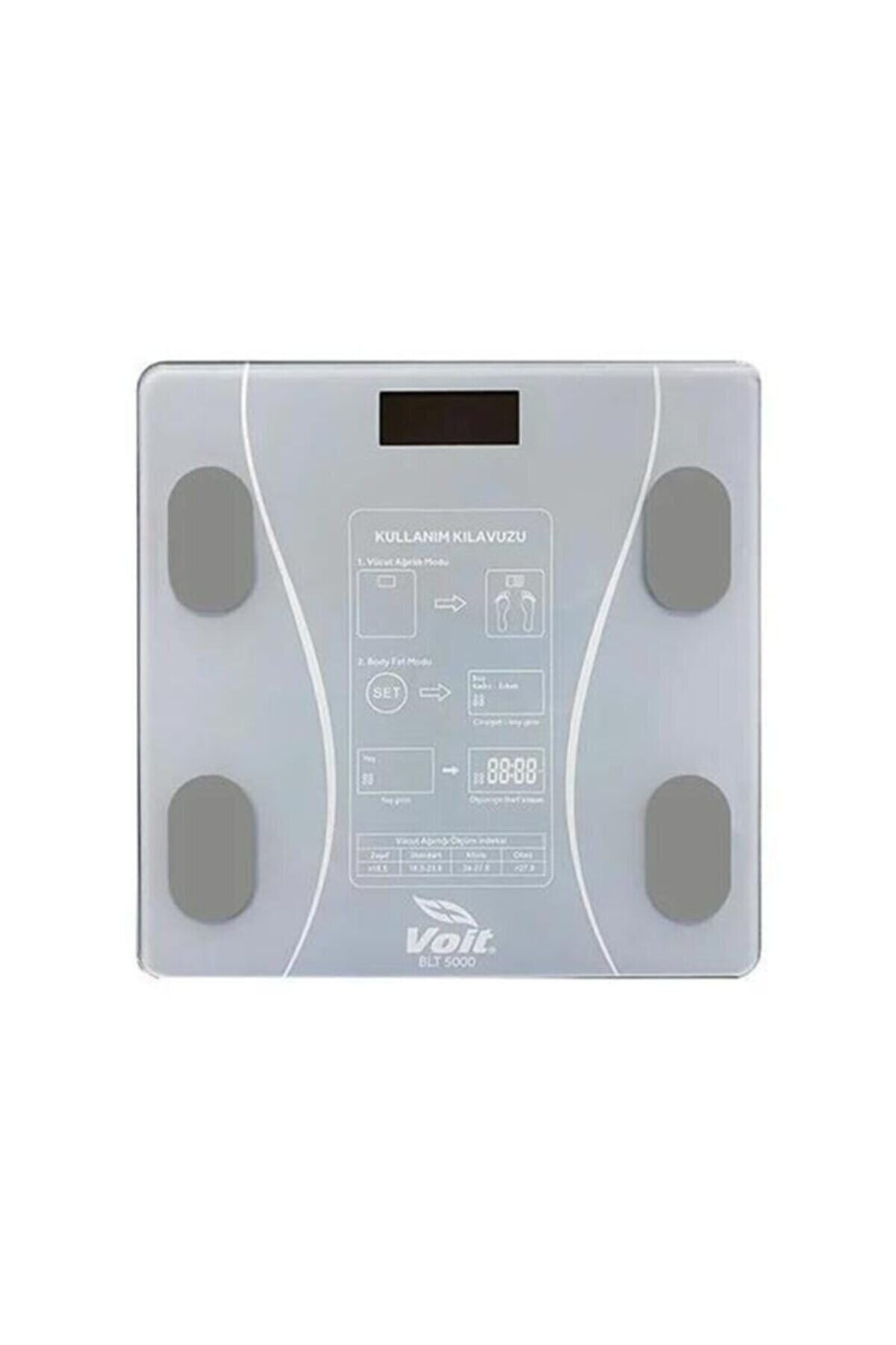 Voit BLT5000 Bluetooth Akıllı Baskül Mavi