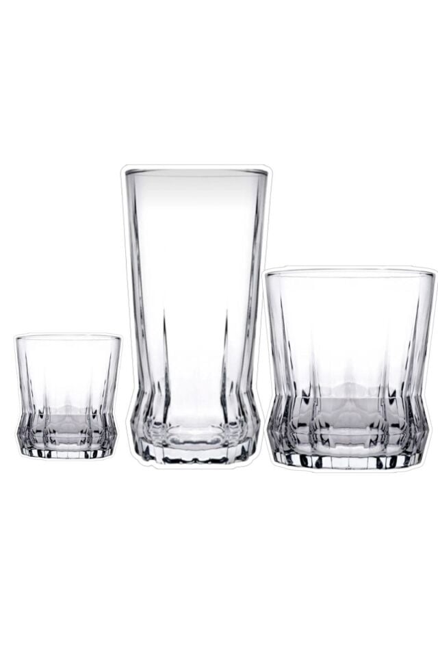 Paşabahçe Gaia 18 Parça Su Meşrubat Bardağı Takımı