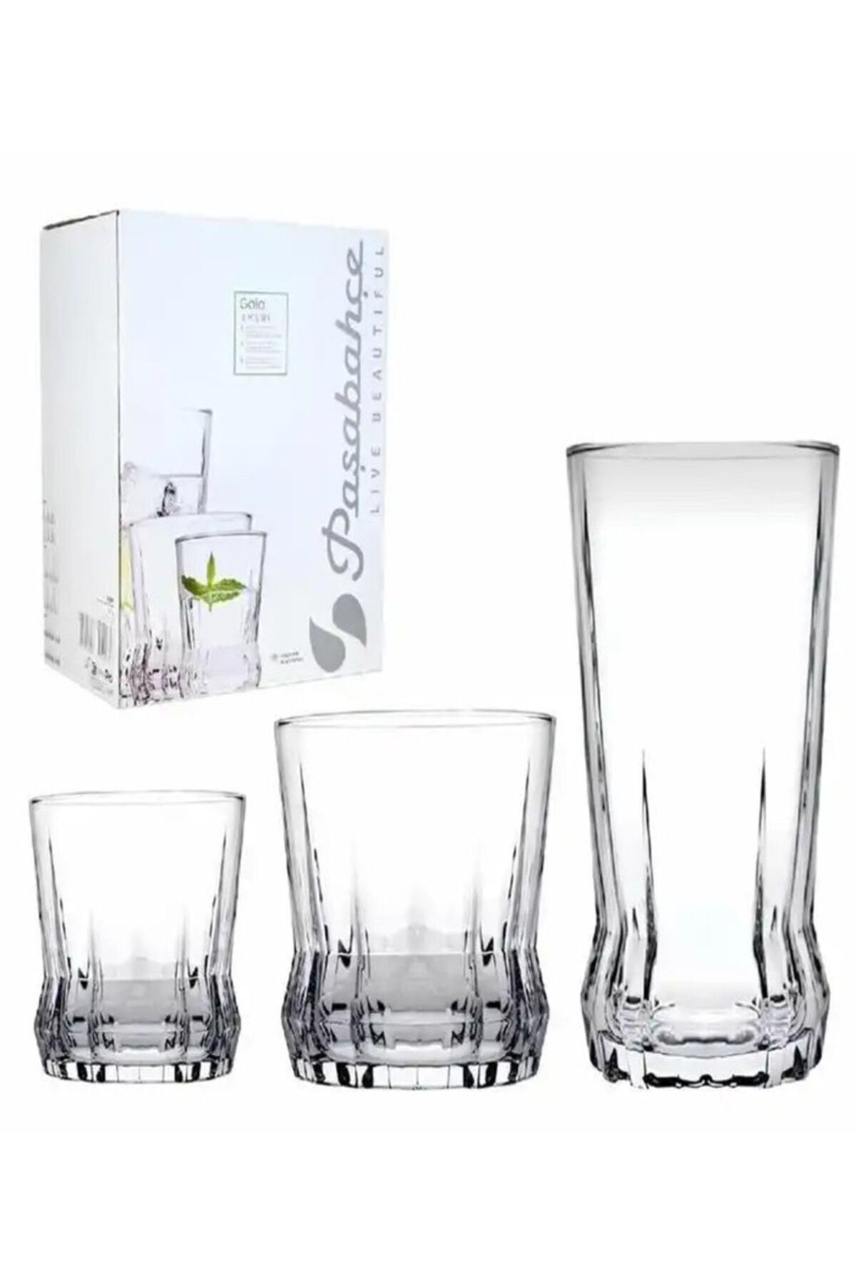 Paşabahçe Gaia 18 Parça Su Meşrubat Bardağı Takımı