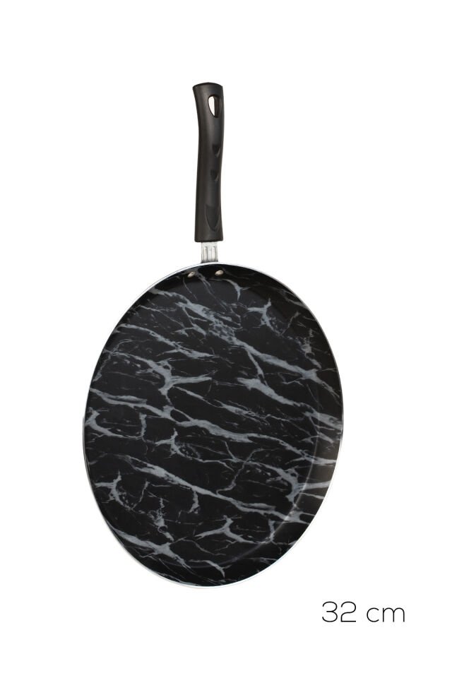 Porsima 579.0127 Granit Yanmaz Yapışmaz Tava Krep Tavası 32 cm Siyah