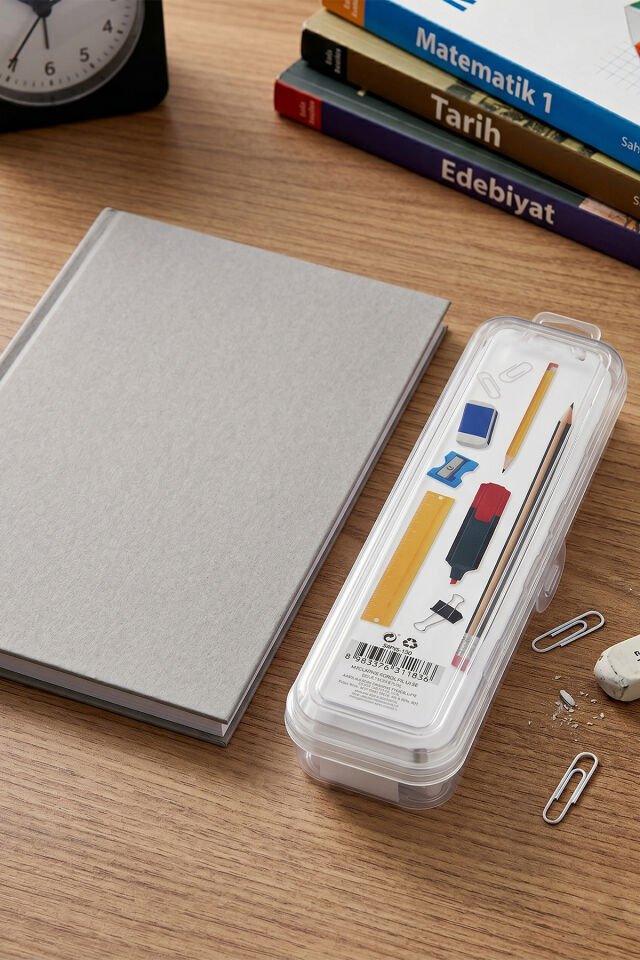 Porsima Org-183 Kalemlik Desenli Organizer Saklama Kutusu