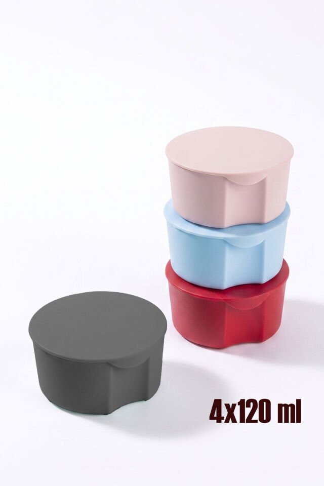 Porsima 350-4 Mix Puppy 4lü Saklama Kabı Seti 120ml