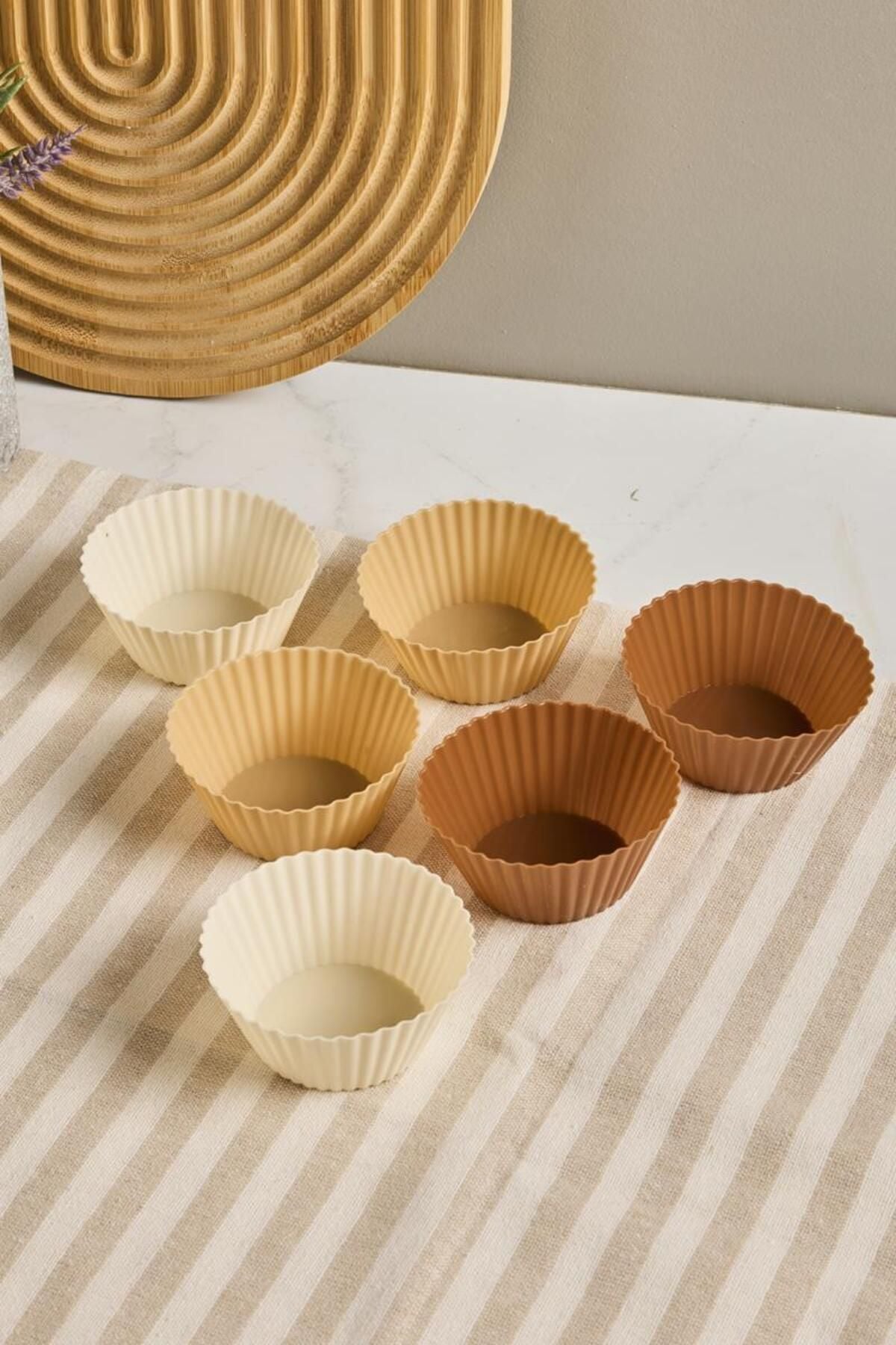 Perotti 16309 Silikon 6'lı Mini Kek Kalıbı Muffin Kek Kalıbı