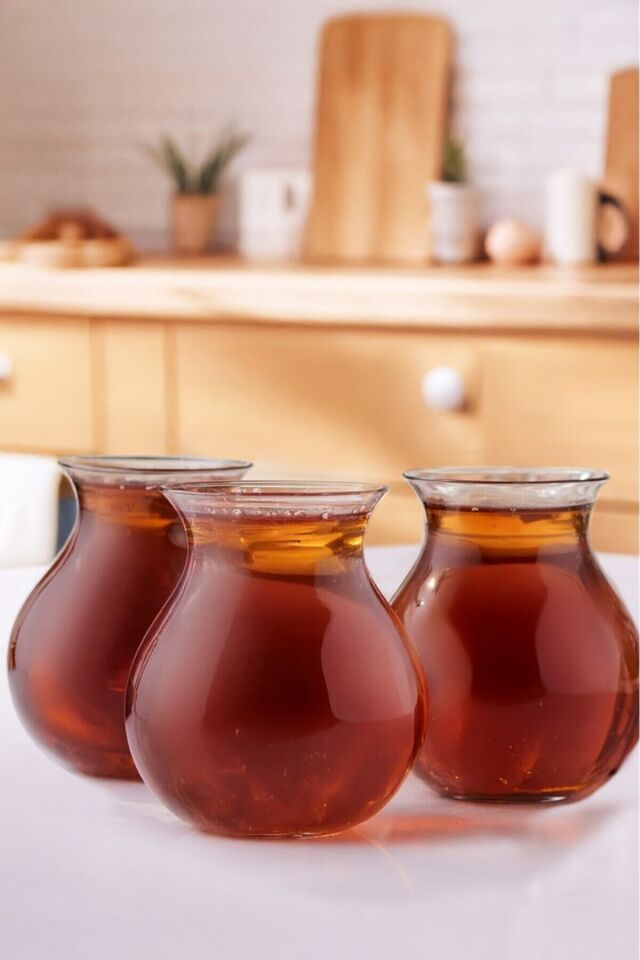 Perotti Mercan 6'lı Borosilikat 200 Ml Çay Bardağı Keyf-i Ala Şeffaf