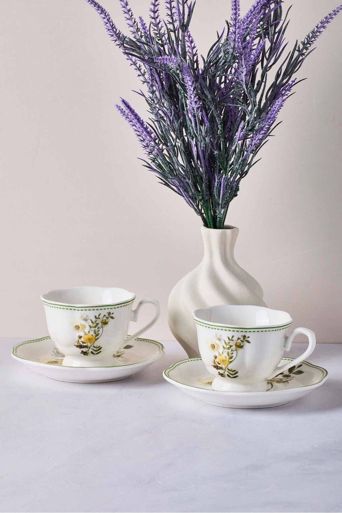 Perotti Secret Garden 2 Kişilik 4 Parça Porselen Kahve Takımı