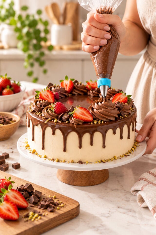 Porsima 05808 23 Parça Paslanmaz Çelik Krema Sıkma Duy Seti - Pasta, Cupcake, Tulumba Tatlısı Süsleme Uçları ve Adaptör