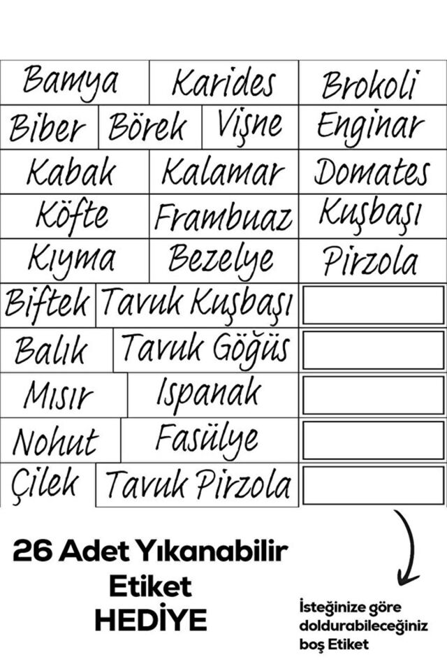 Porsima 1126 24 Parça Şeffaf Erzak Saklama Kabı Seti - Buzdolabı & Mikrodalga Organizerı